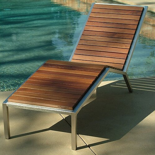 Modern outdoor best sale chaise lounge